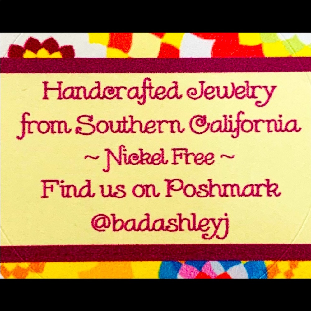 Autism Awareness puzzle piece 🧩 charm earrings - Picture 6 of 6